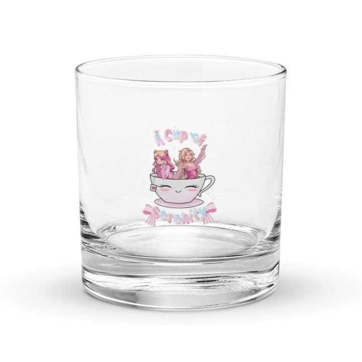 "A Cup Of Serenity" Rock Glass product image (1)