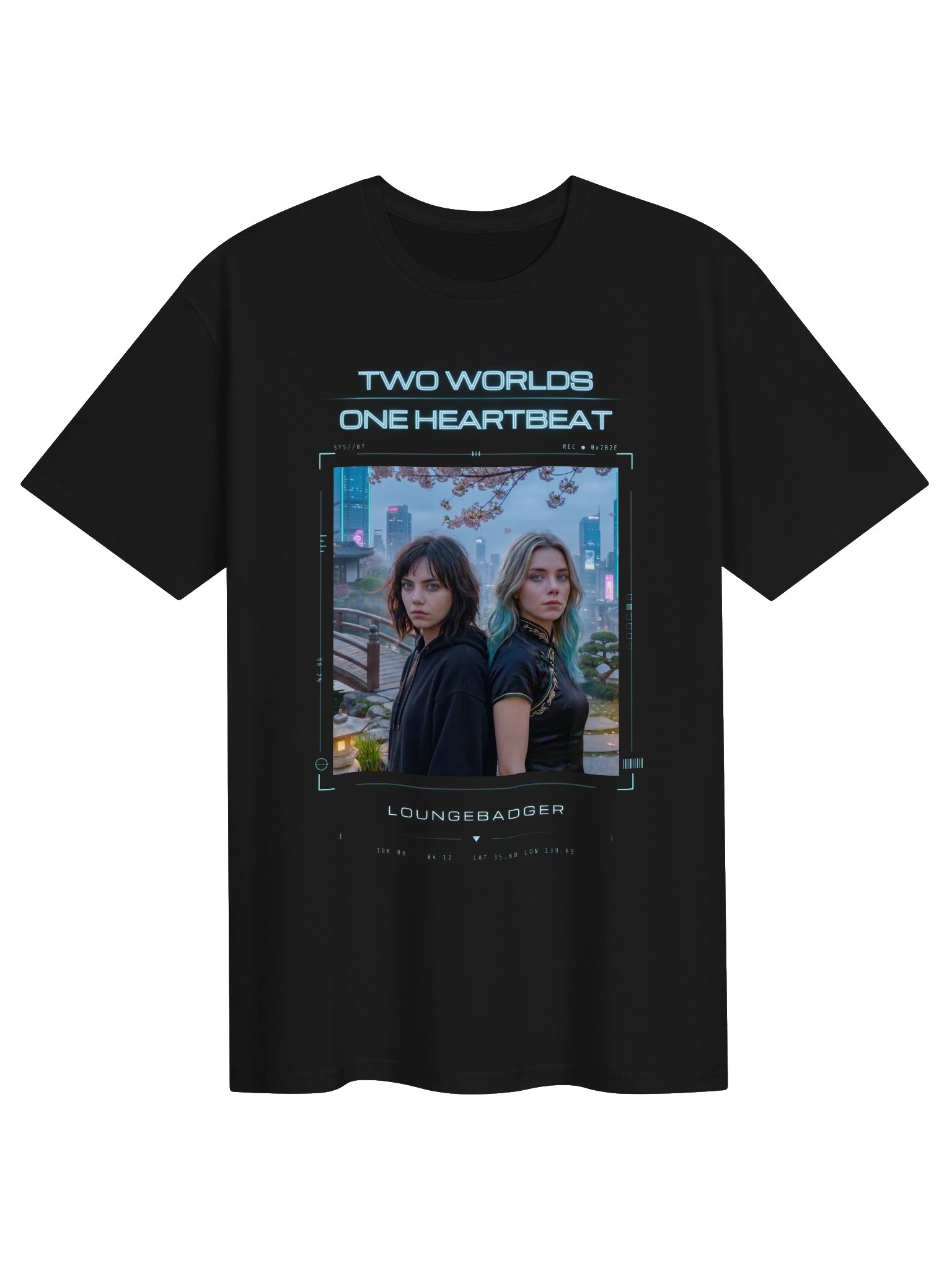 Two Worlds, One Heartbeat: Unisex T-Shirt product image (2)