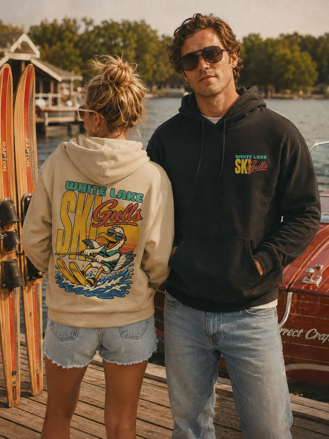 White Lake Ski Gulls Hoodie product image (3)