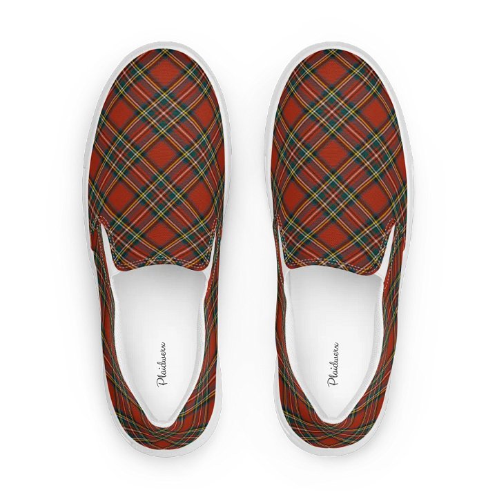 Royal Stewart Tartan Men's Slip-On Shoes product image (1)