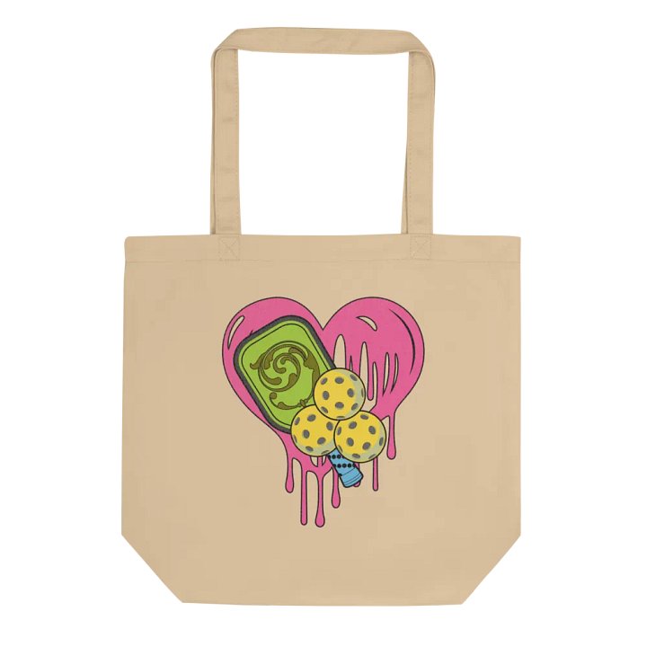 Heart Pickleball Ornate Love Eco Tote product image (1)