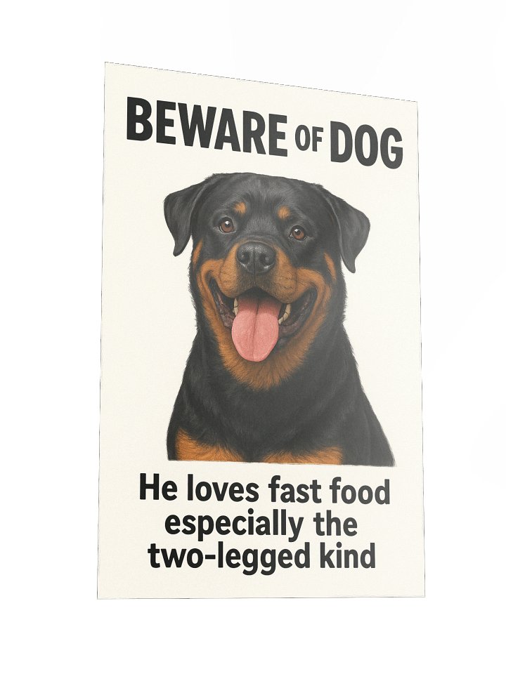 Beware of Dog Poster product image (5)