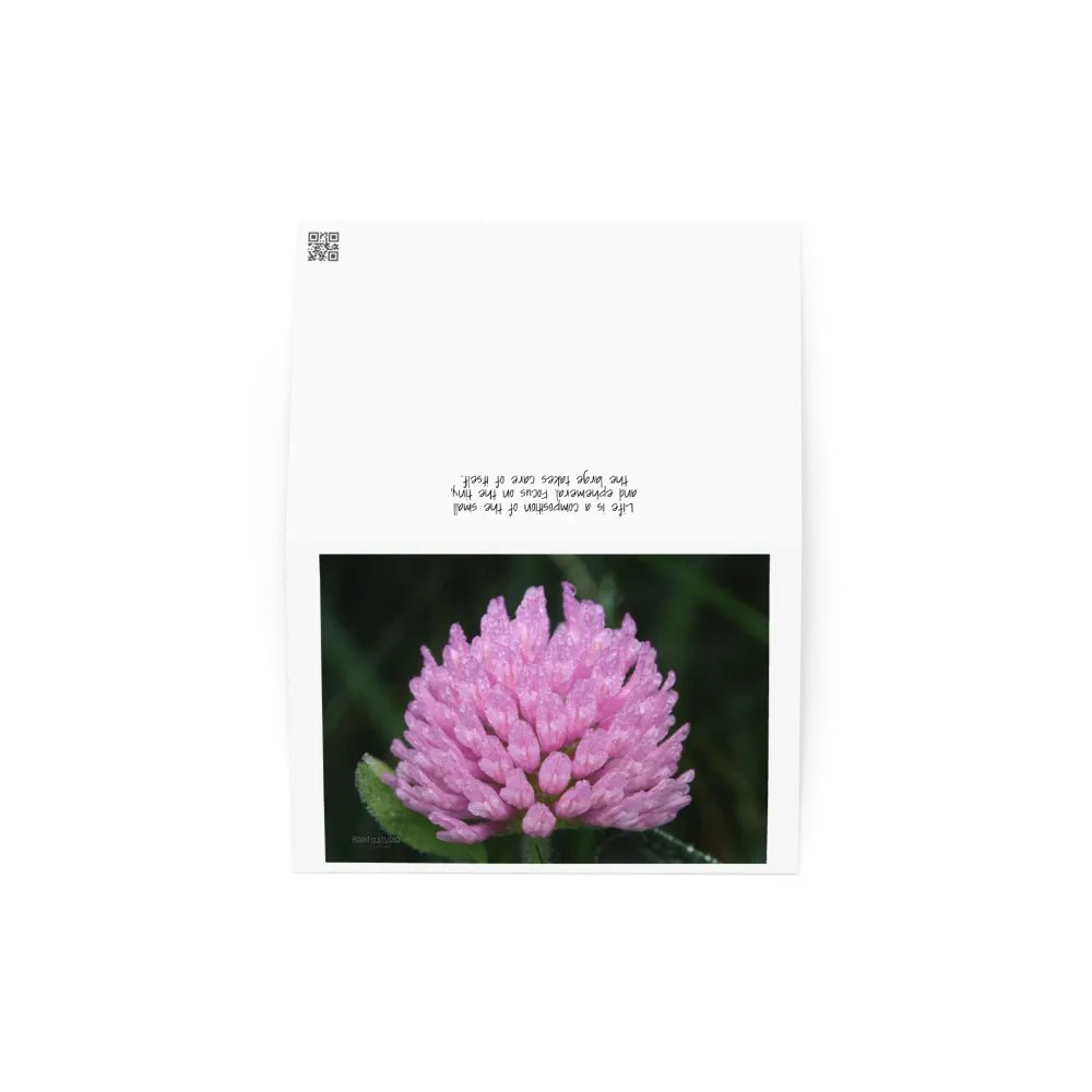 Soaked Purple Clover Greeting Card product image (4)
