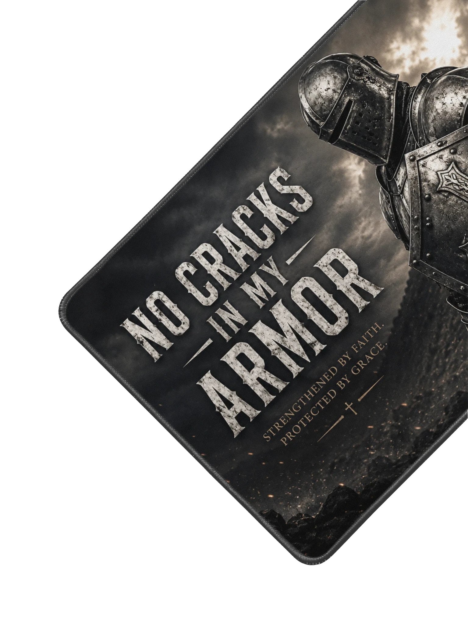 No Cracks In My Armor — Desk Mat product image (2)