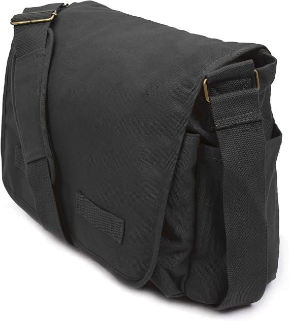 MEEBOY Classic Vintage Messenger Bag - Original Heavyweight Cotton Canvas Shoulder Bag with Upgraded Features product image (5)