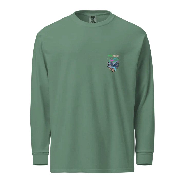 Aurora Borealis Organic Cotton Long sleeve t-shirt product image (1)