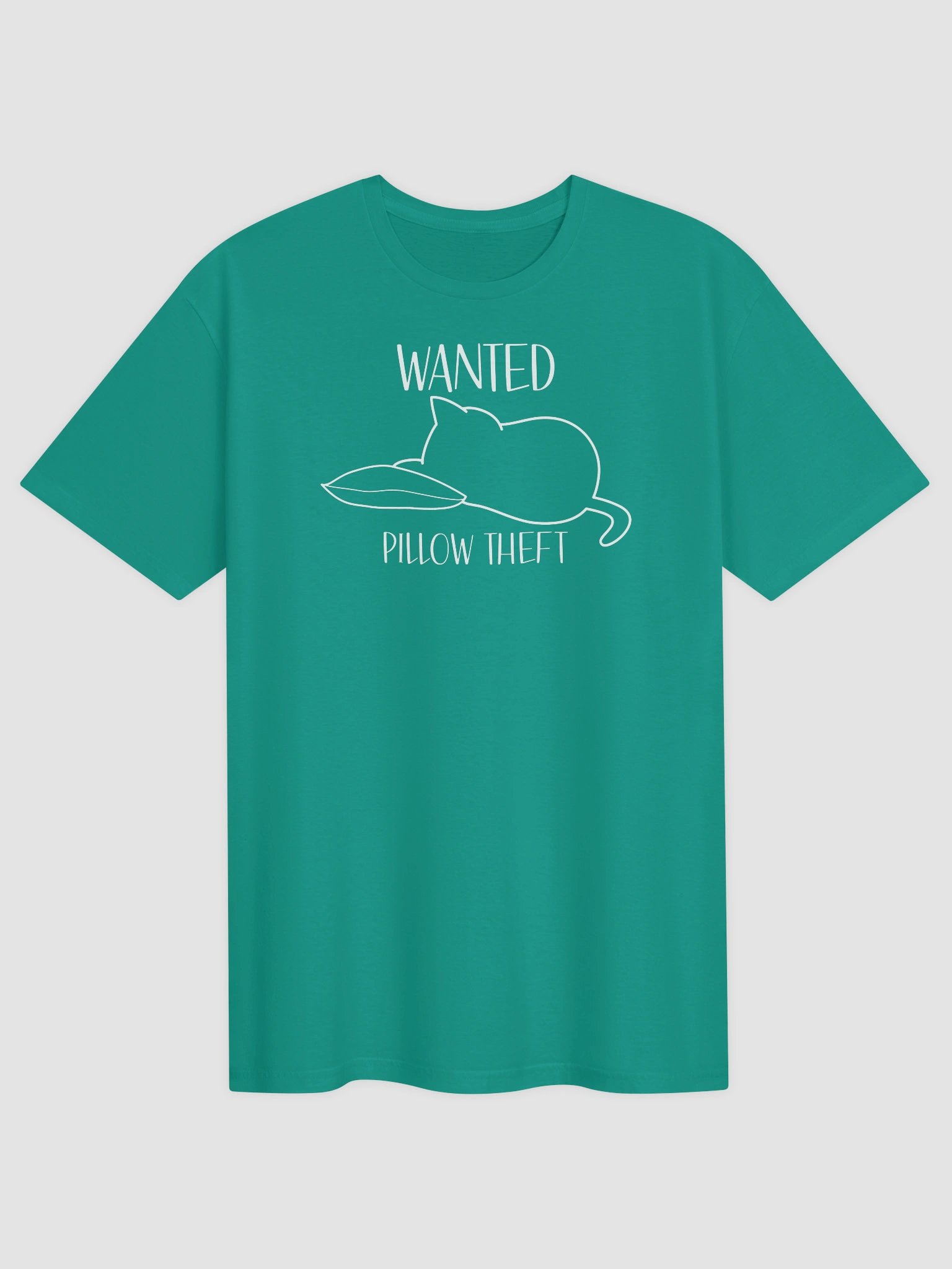 Wanted (Pillow Theft - White Print) - Unisex Adult Super Soft Lightweight T-shirt product image (22)