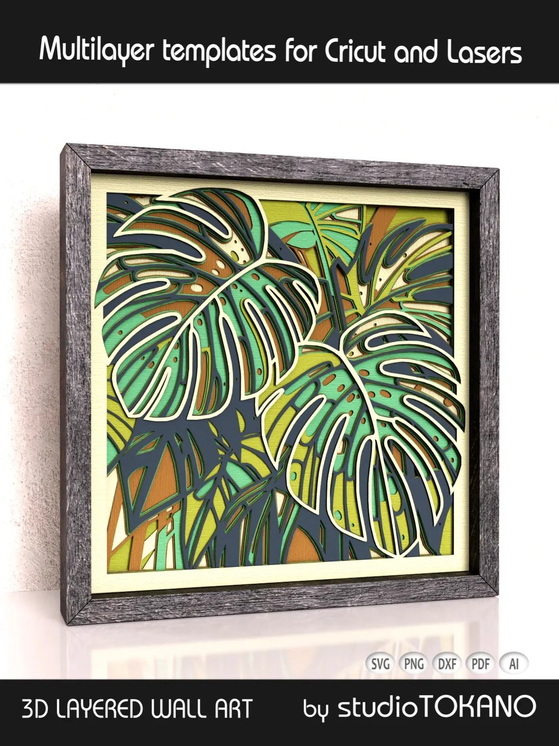 Monstera Shadow Box product image (7)