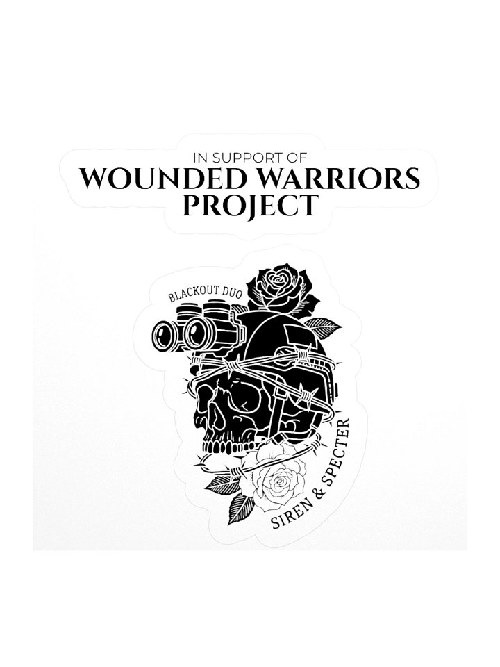 WWP Blackout Duo Collab Sticker product image (1)