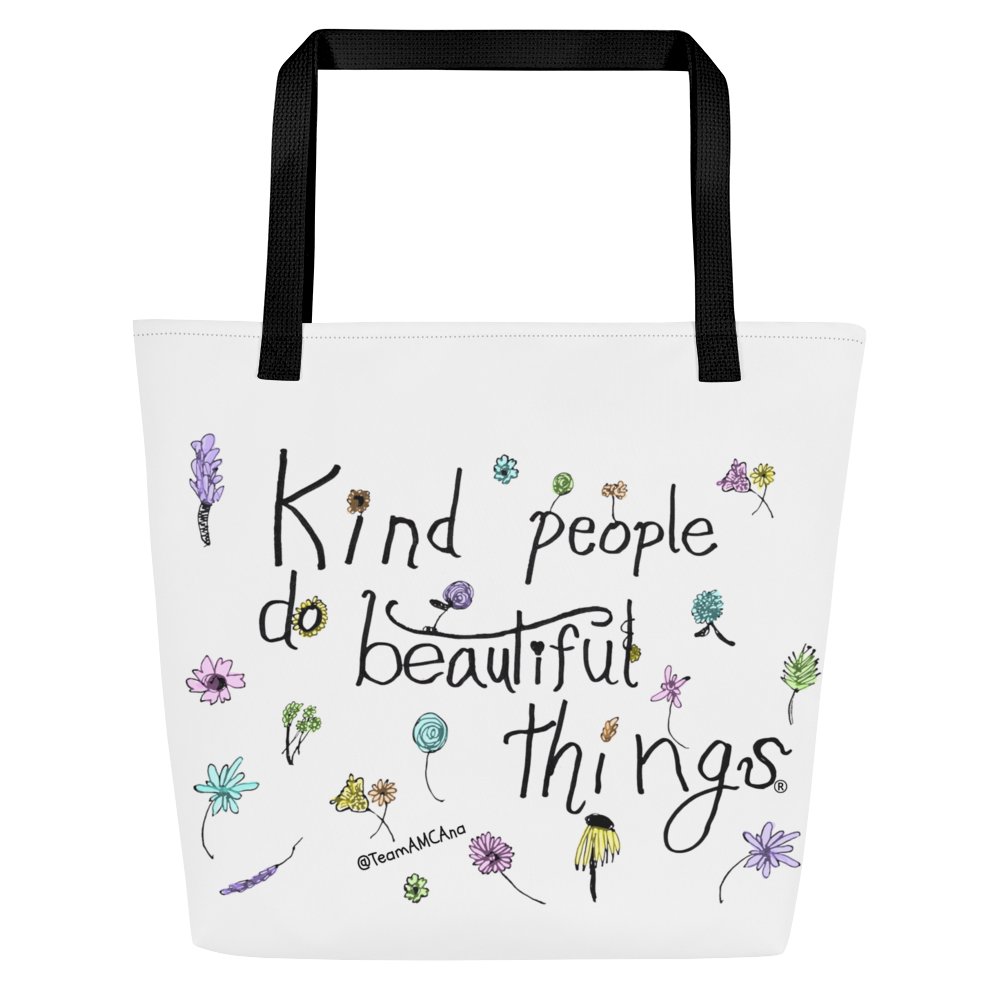 Ana's Wildflowers WHITE TOTE (color) product image (1)