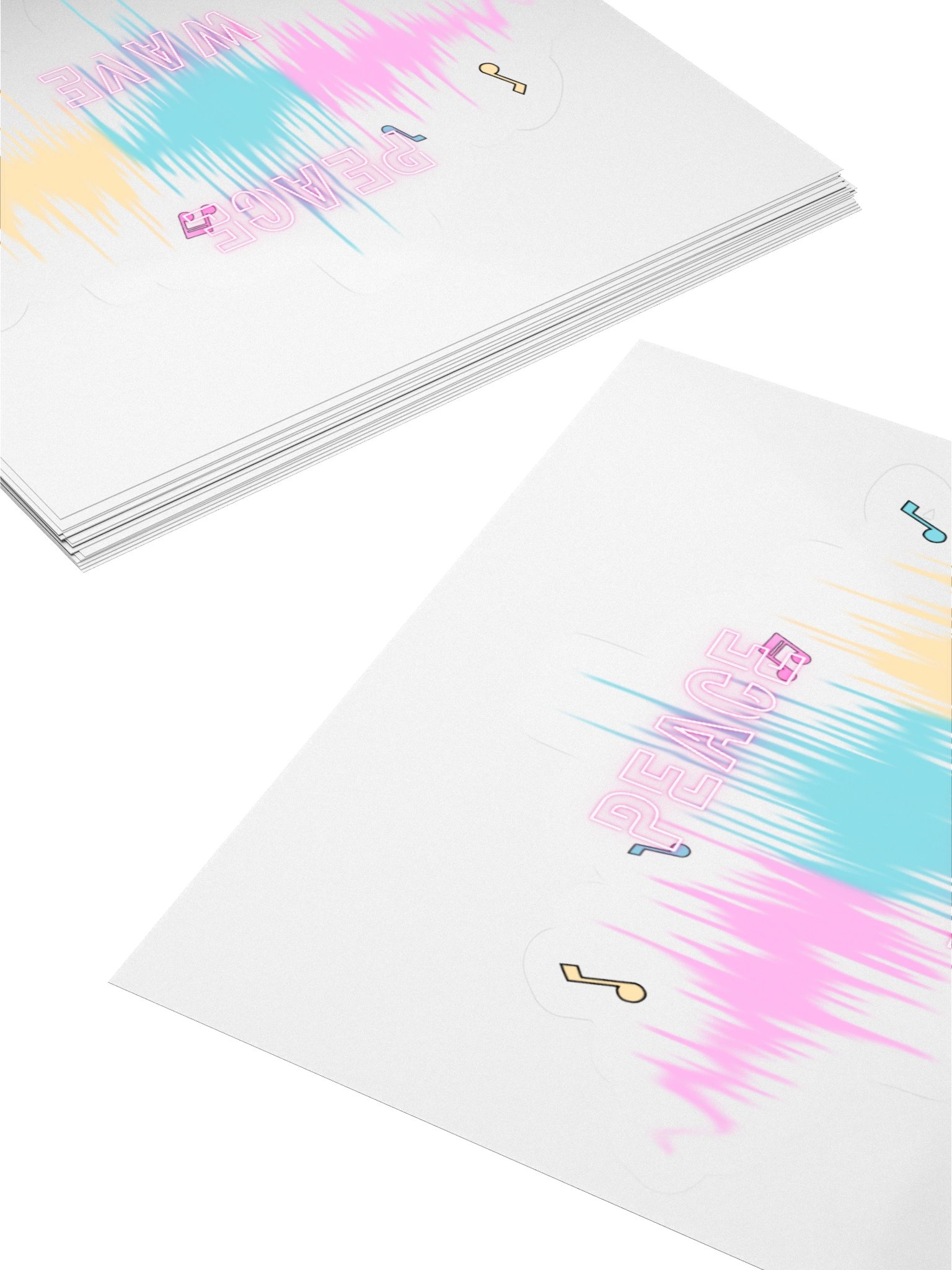 Peace Wave Sticker product image (4)