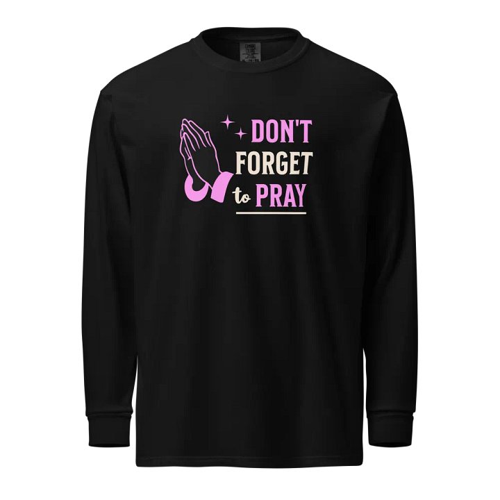 Pray Without Ceasing Long Sleeve Shirt product image (1)