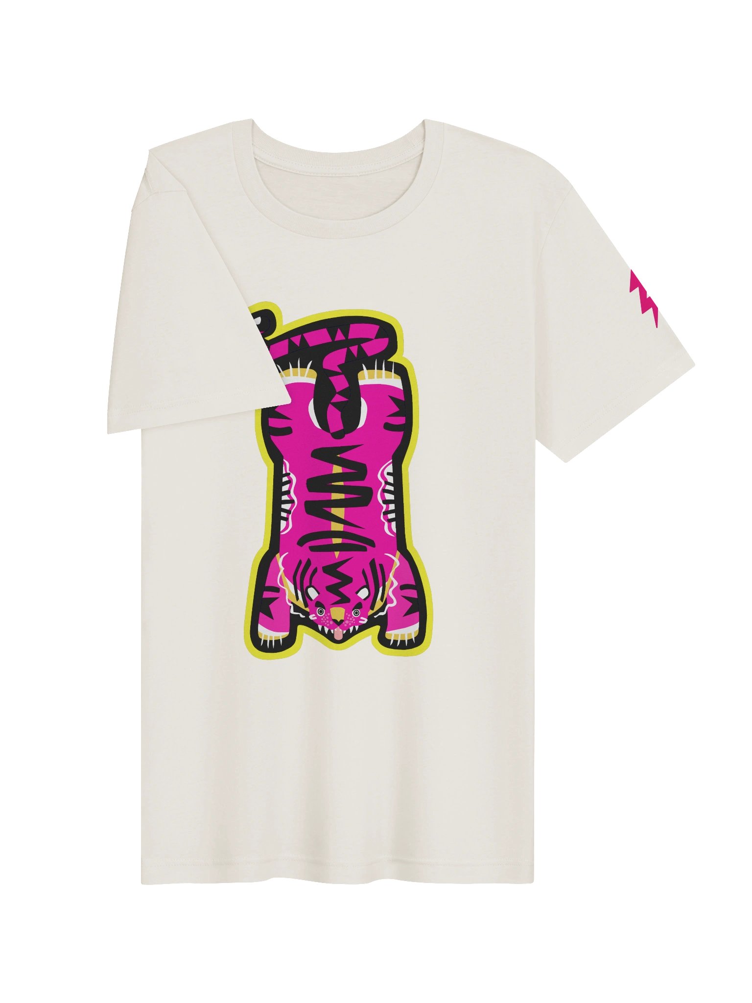 Pink and Yellow Tiger - T-Shirt product image (2)