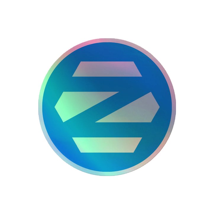 Kiss-Cut Holographic Sticker Sheet - Zorin OS product image (2)