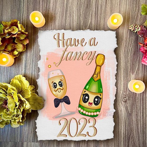Stay fancy my friends. 

#happynewyear #happyholidays #happy2023 #2023 #newyear #digitalart #digitalillustration #kawaii #kaw...