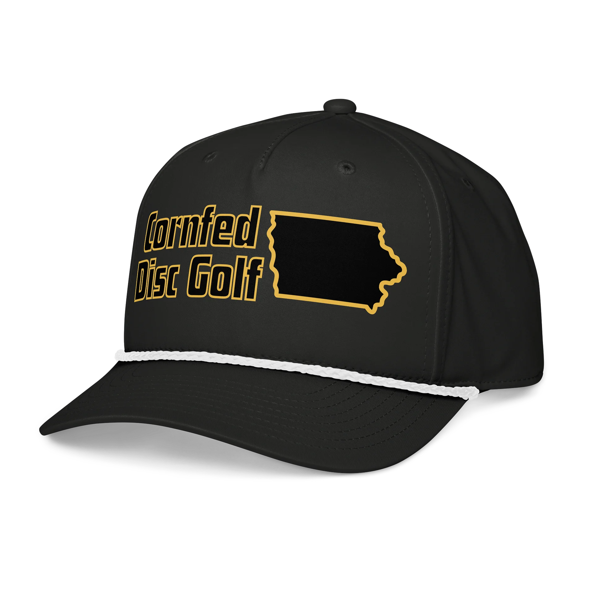 Cornfed Disc Golf Rope Hat Iowa product image (4)