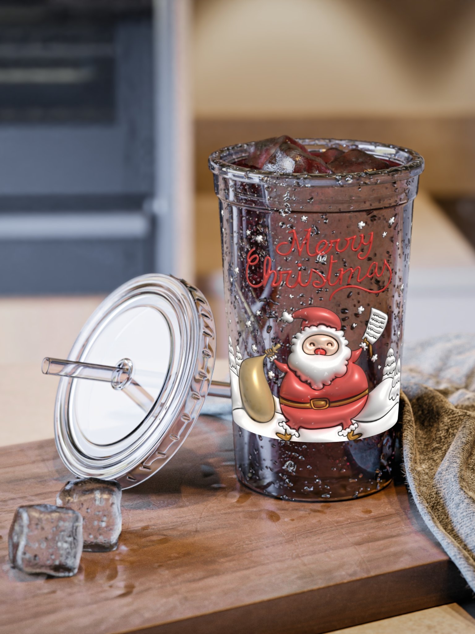Santa's Scroll Acrylic Tumbler product image (6)