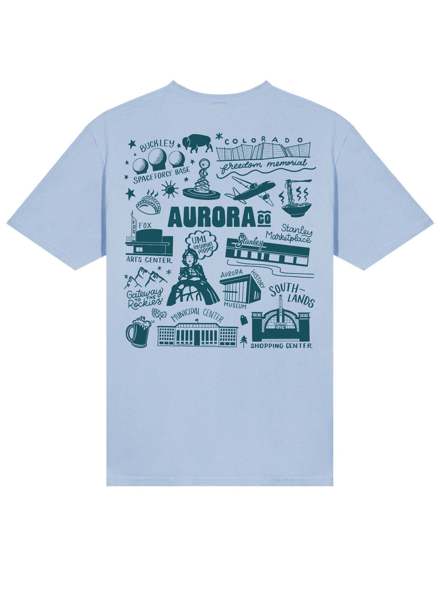 Aurora Landmarks T-Shirt product image (4)
