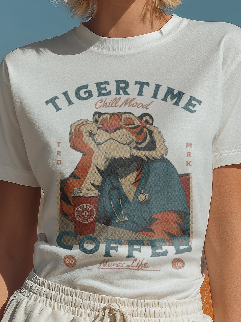Nurse Life Tiger T Shirt,tigertime product image (7)