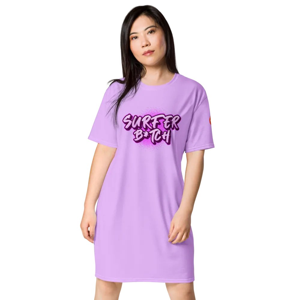 Surfer B*tch T-Shirt Dress product image (1)