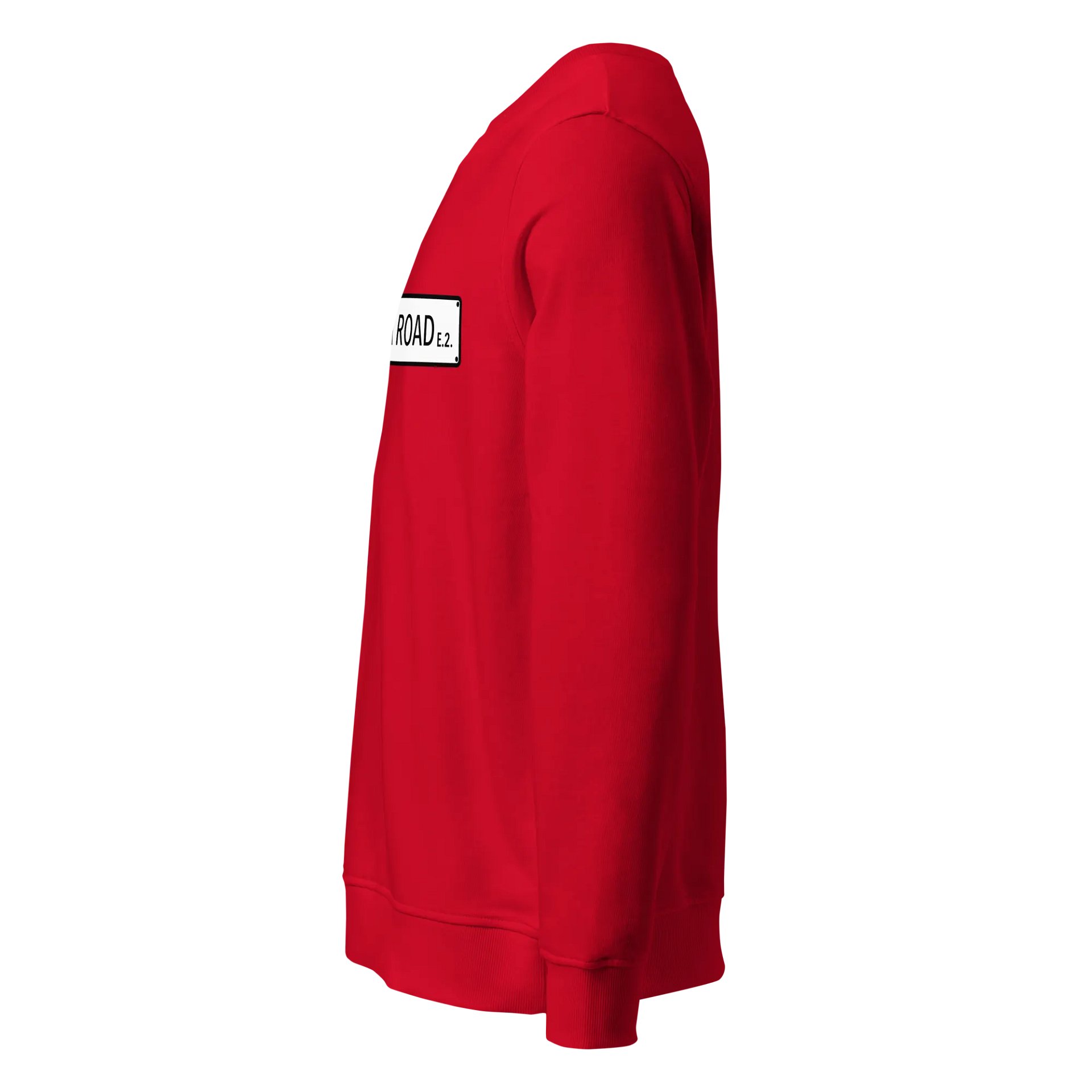 Columbia Road E.2. Unisex Organic Sweatshirt (Red) product image (3)