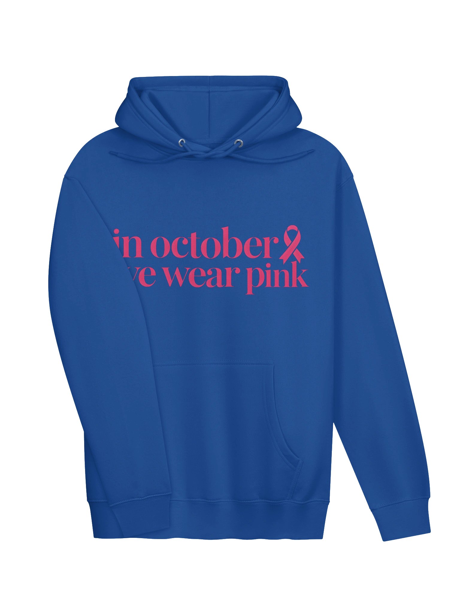"In October We Wear Pink" Breast Cancer Awareness Hoodie product image (28)