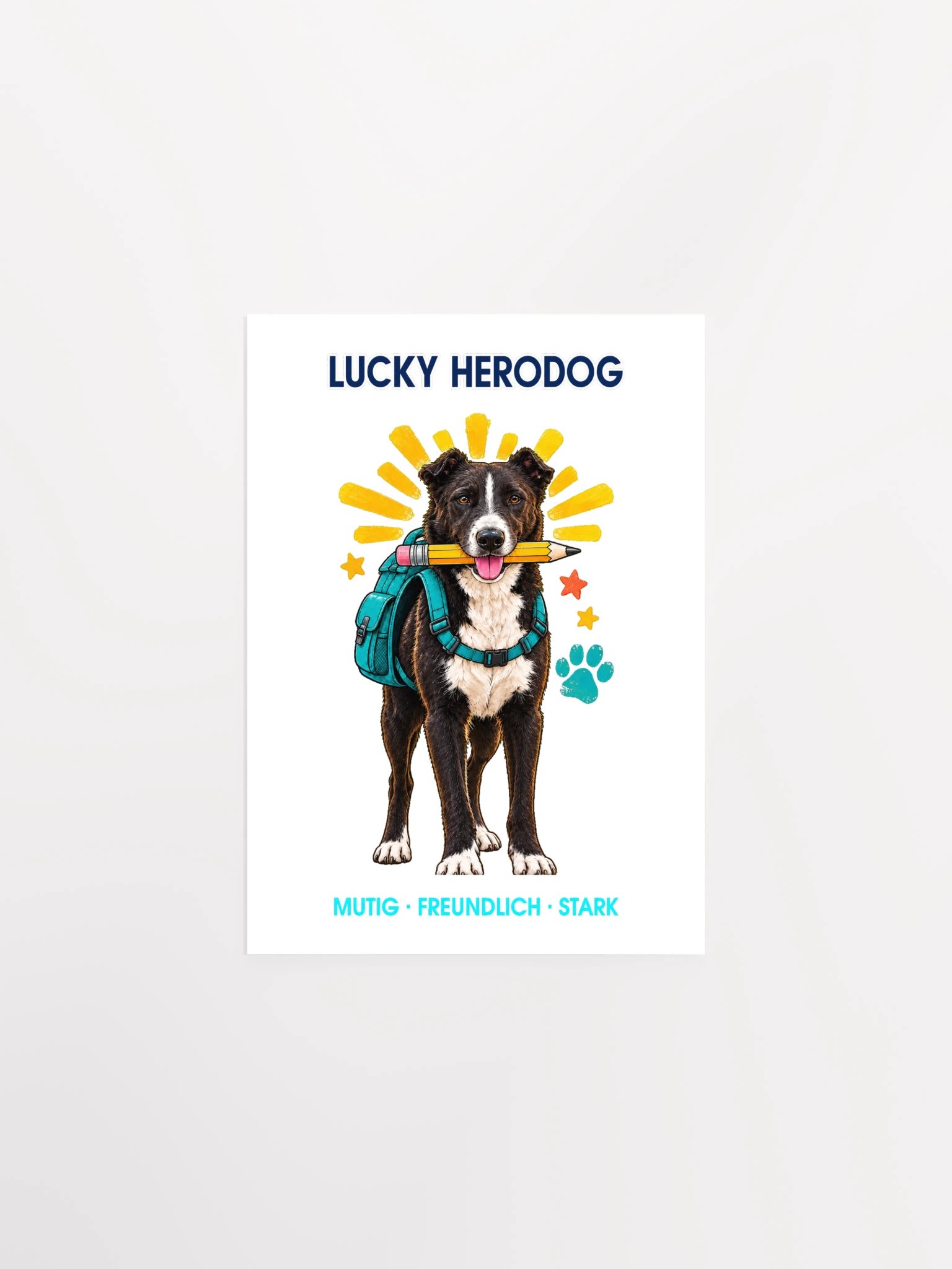 DogKids Schulanfänger Poster – Lucky HeroDog product image (83)