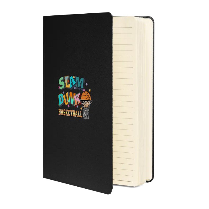 Basketball Slam Dunk Black Notebook product image (2)