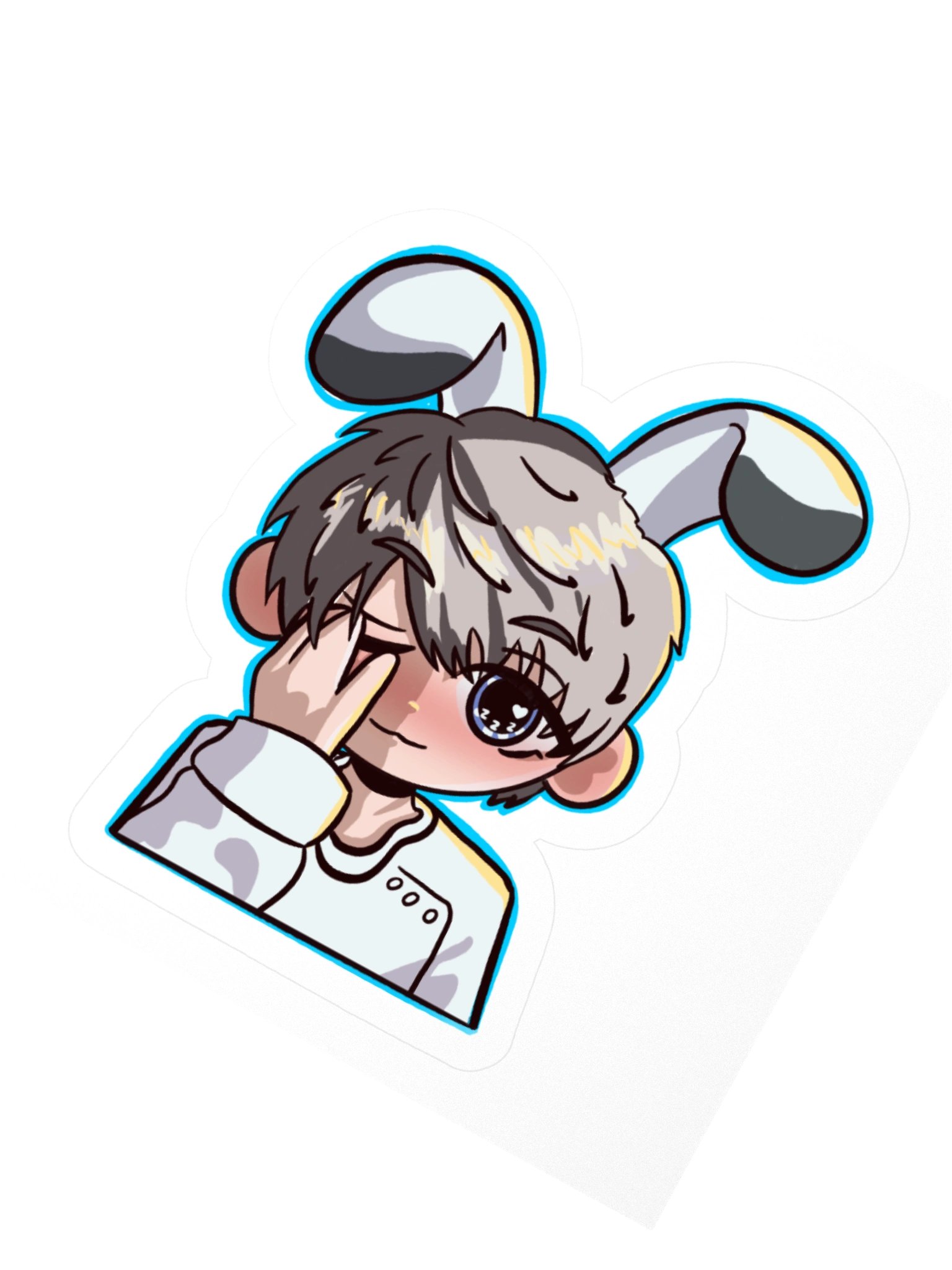 mr alien bunny costume stickie product image (2)