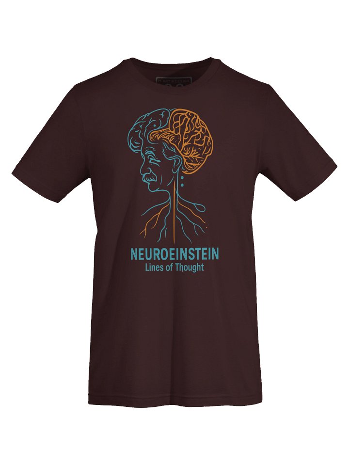 NEURO EINSTEIN — Lines of Thought - T-Shirt - by M-Art & Design product image (1)