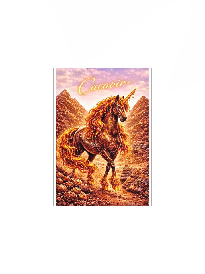 Cacaoir — Foodie Unicorn Poster product image (1)