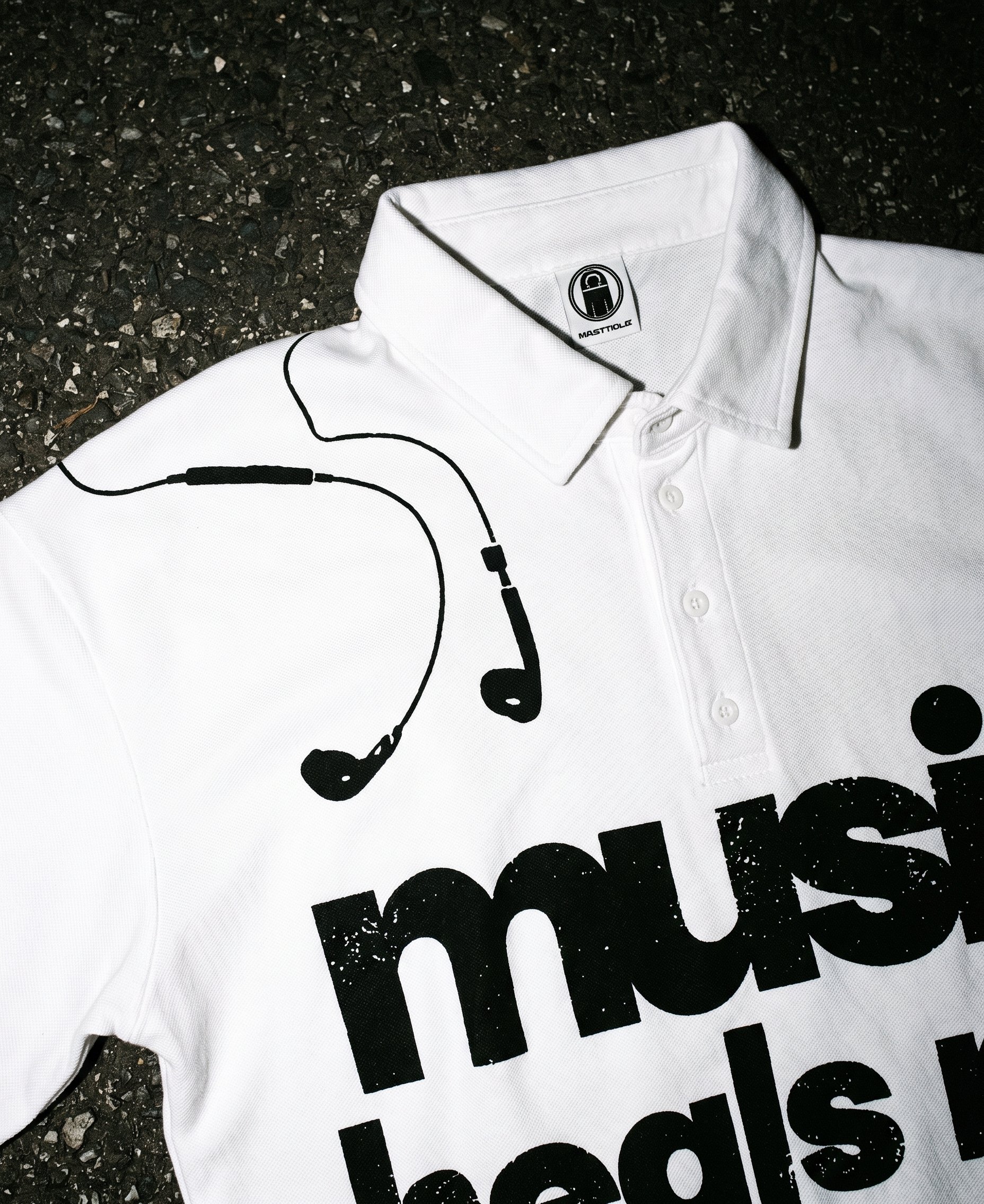 Music Heals Me Polo product image (4)