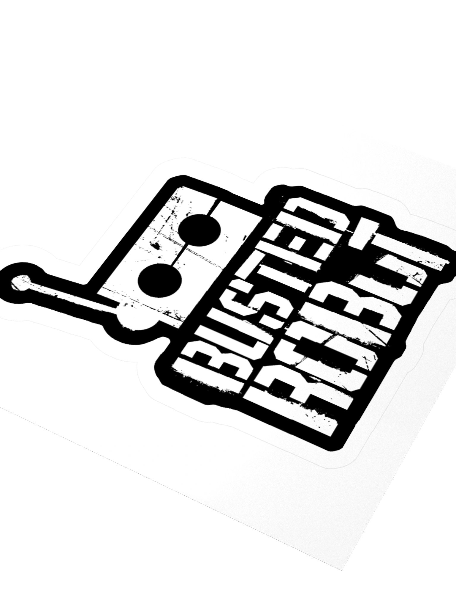 Busted Robut Sticker product image (3)