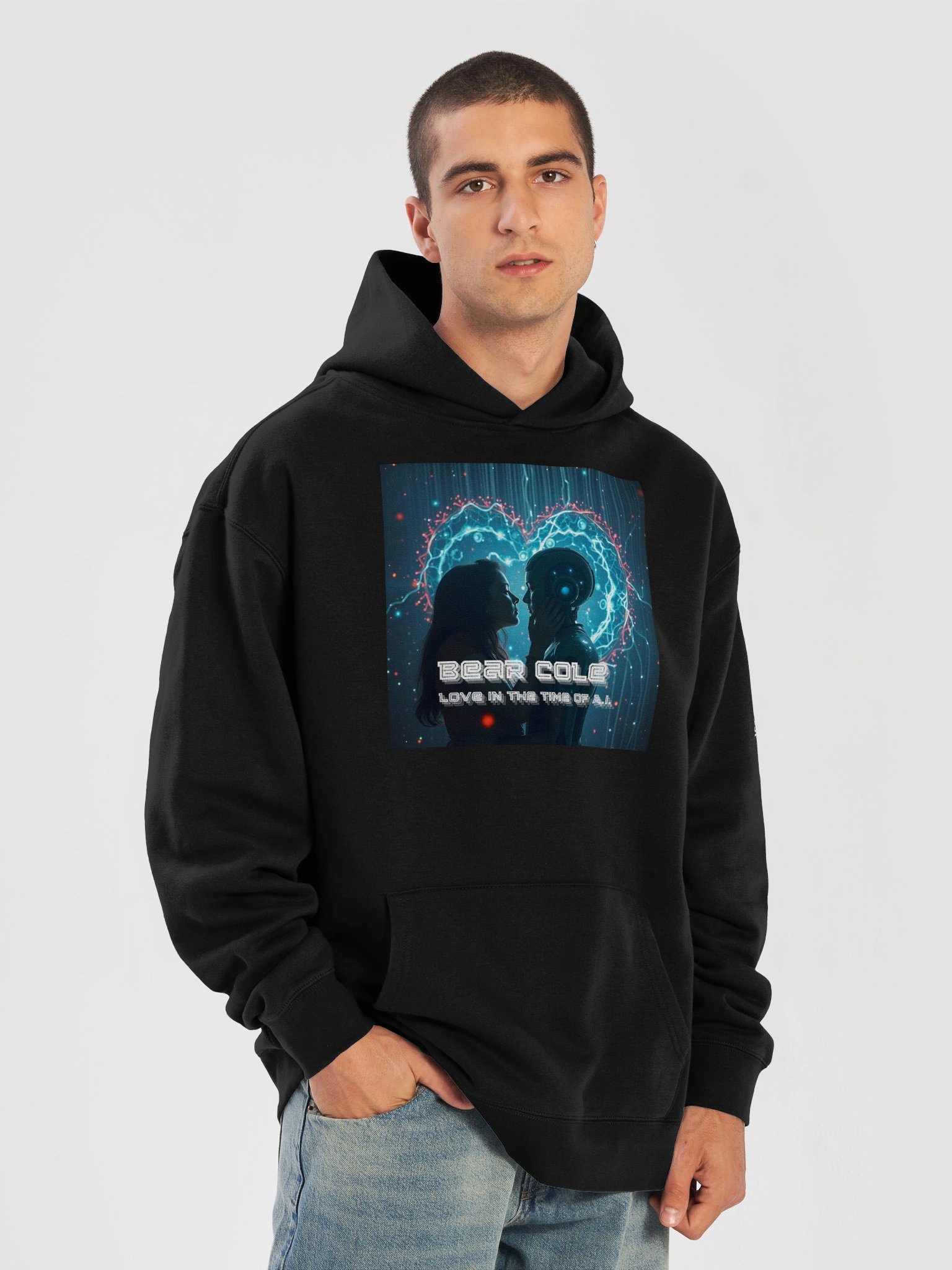 Bear Cole Love in the Time of A.I. Cover Unisex Hoodie product image (7)
