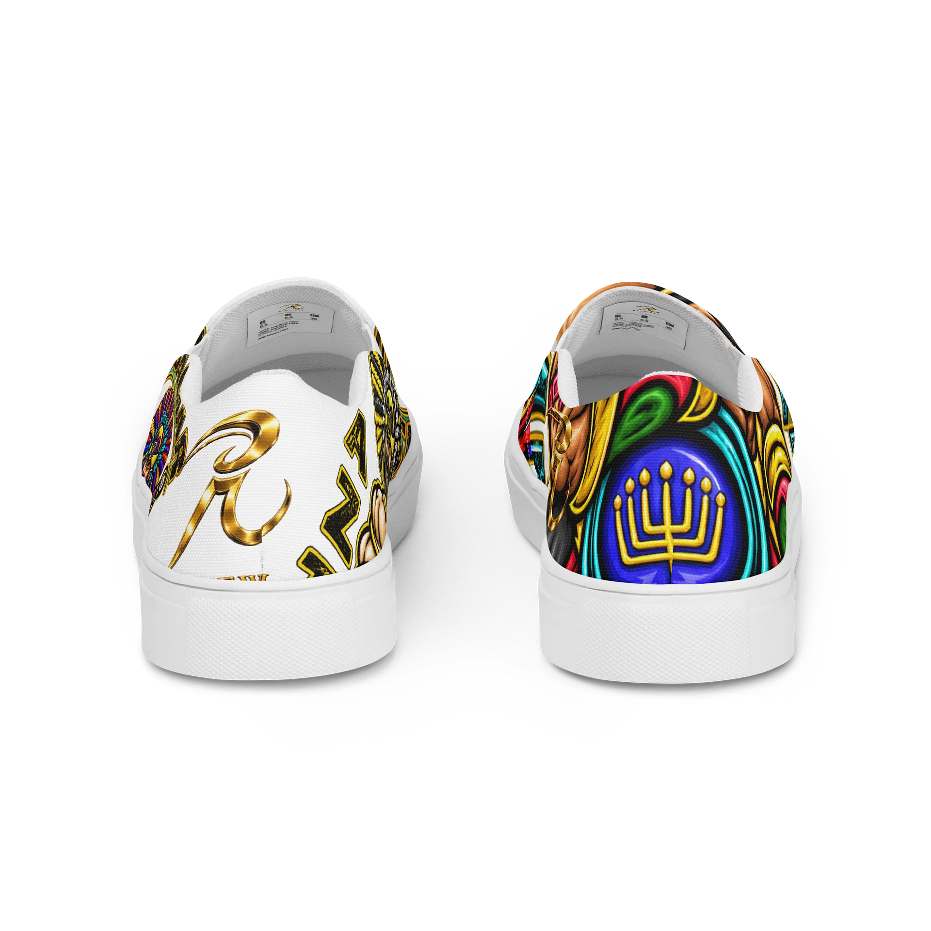 Issachar Neon Graphic Slip-On Shoes product image (4)
