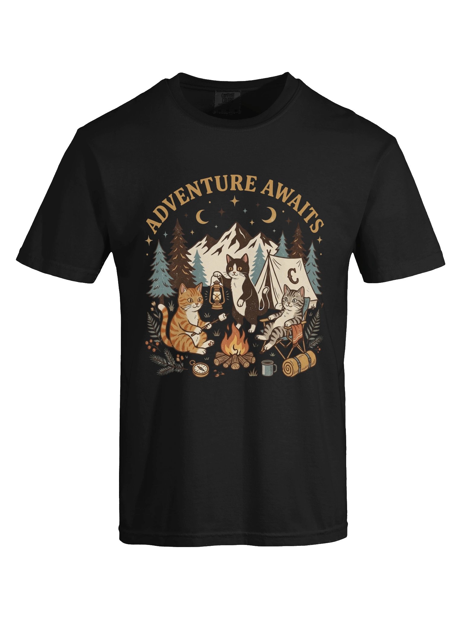 Camping Cats T-Shirt – Cat Lover Shirt product image (5)