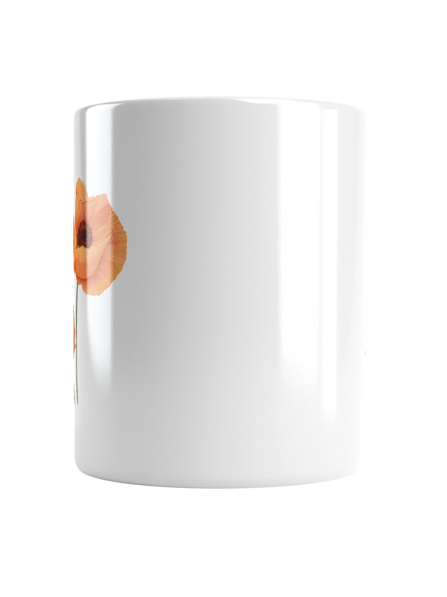 Orange Poppies White Glossy Mug product image (5)