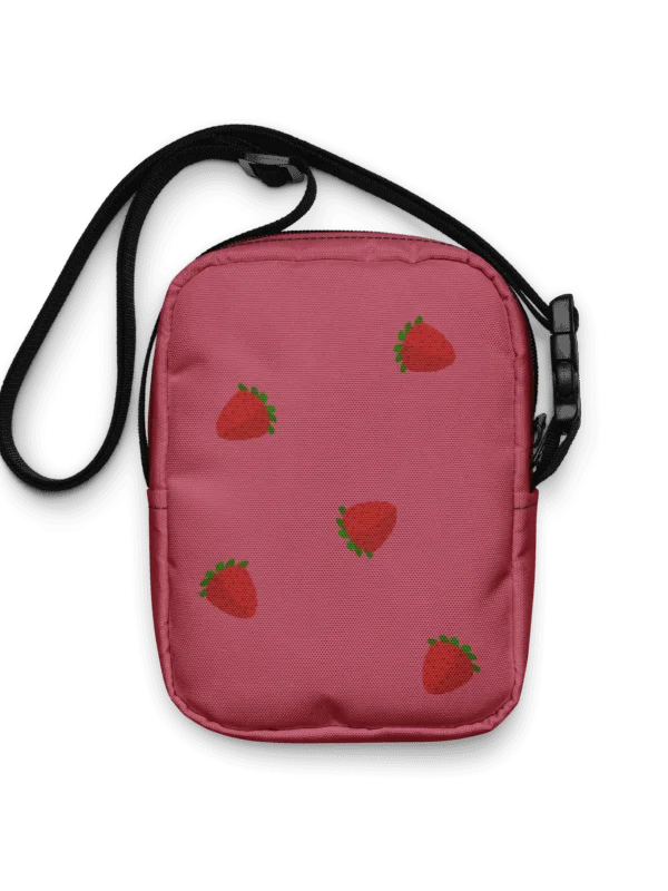 Sleepy Fennec Strawberry Crossbody Bag product image (7)