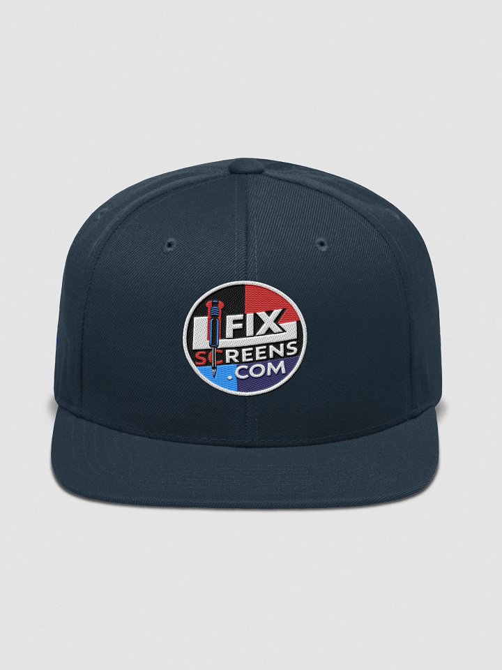 iFixScreens.com Circle Logo Wool Blend Snapback Cap product image (9)