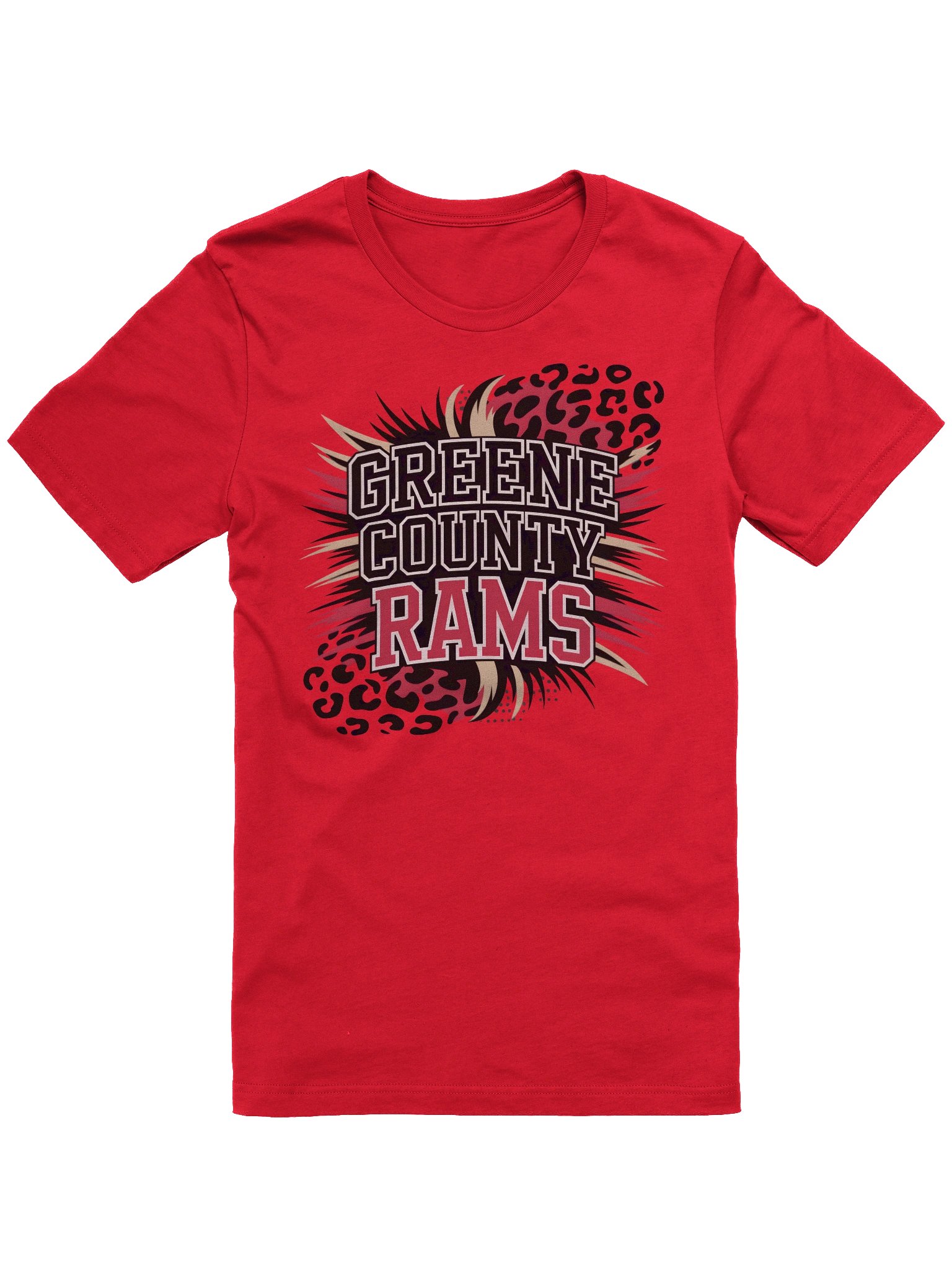 Greene County Rams Stylized T-Shirt product image (1)
