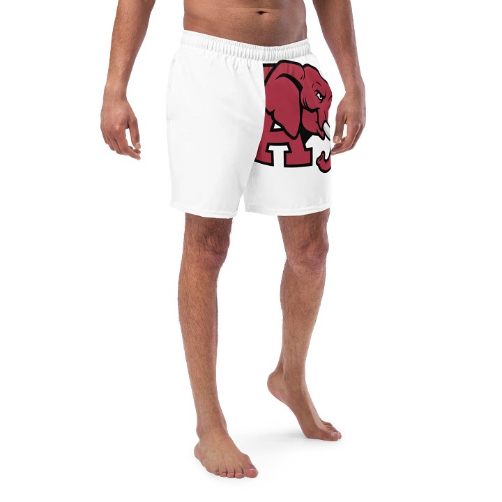 Red Elephant A-Print Swim Trunks product image (1)