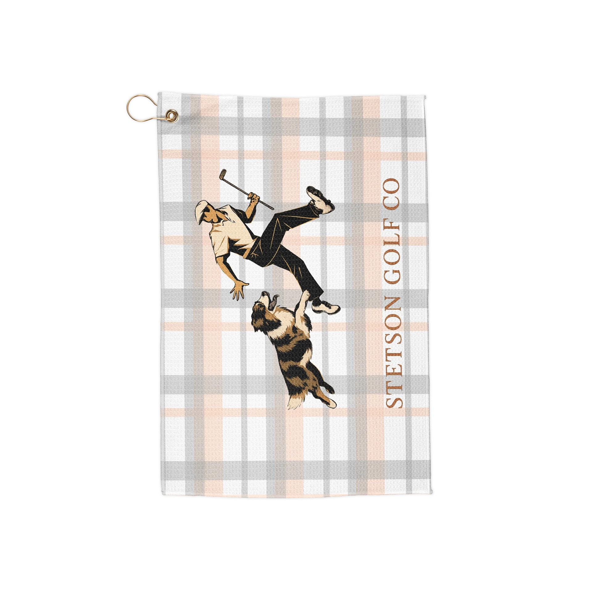 Plaid golf towel product image (1)