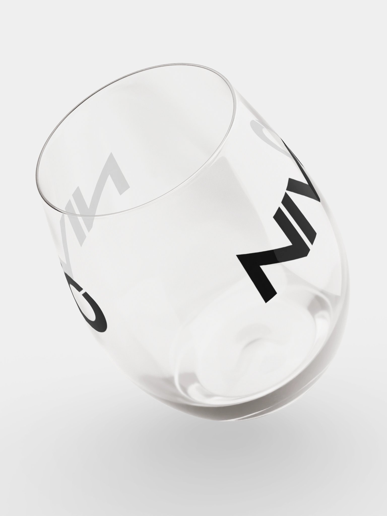 NIVO Logo Stemless Wine Glass product image (4)