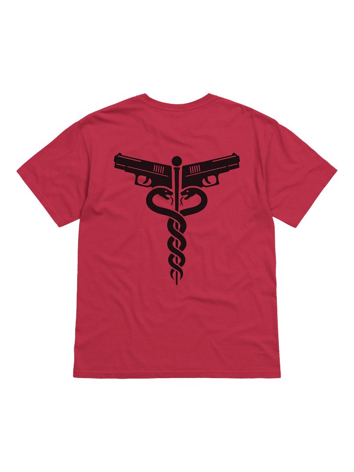 Sentinel Logo and CURE Logo Tee - Pocket Size and Back Design product image (12)