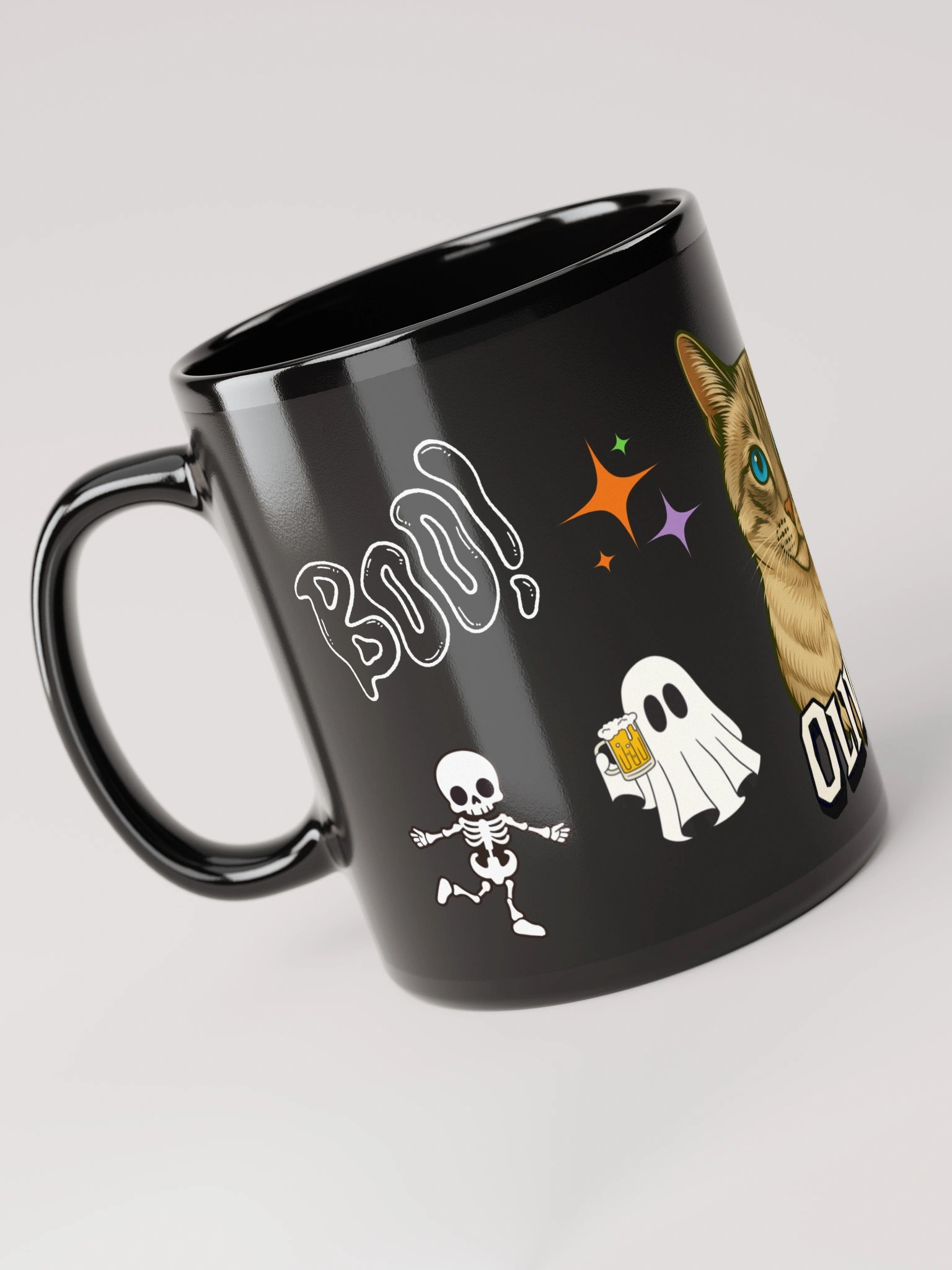 HALLOWEEN! / PERSONALIZED BLACK MUG / UNIQUE STYLE product image (5)
