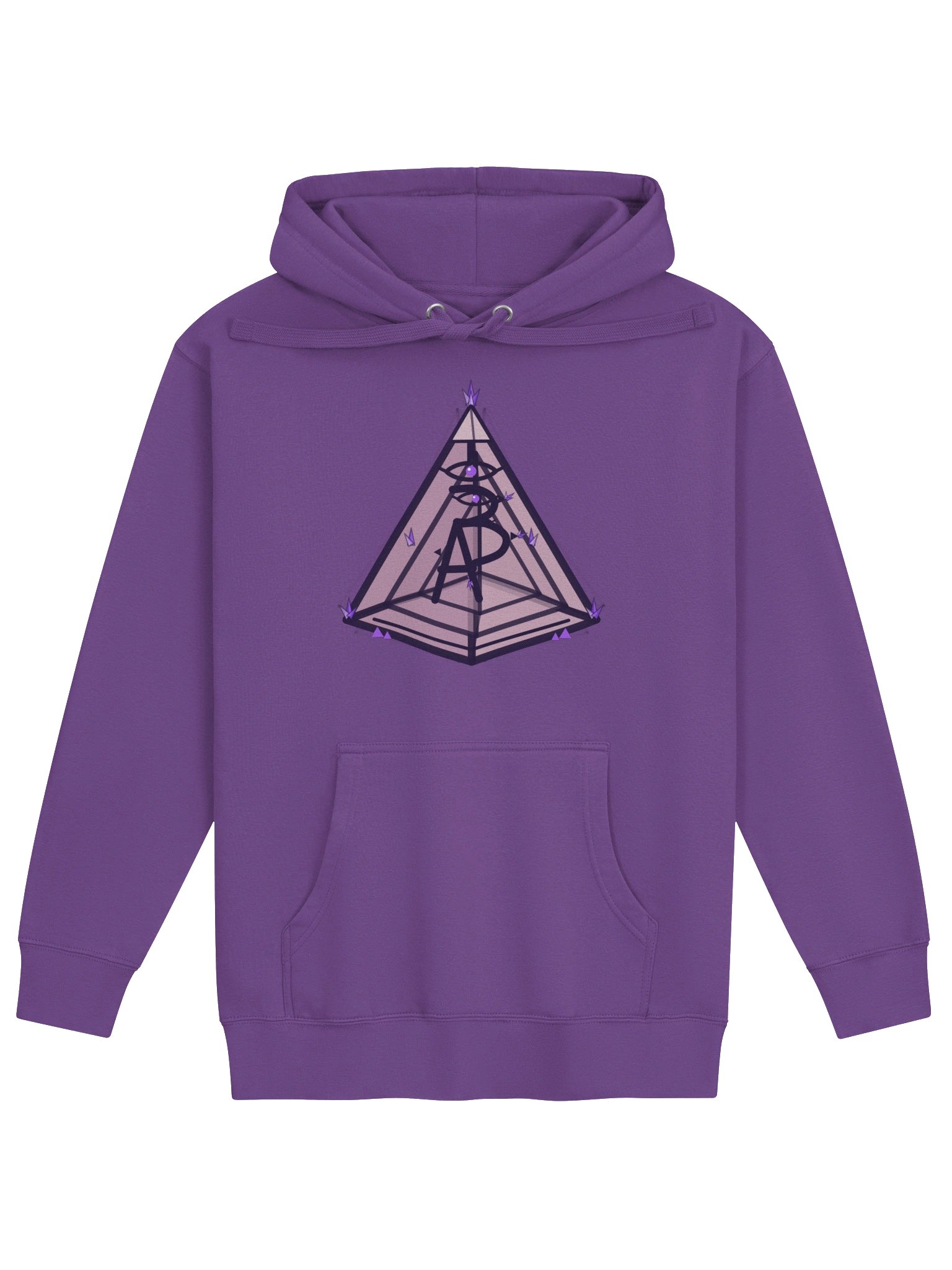 AP-3 7D Pyramid Hoodie — Purple product image (1)
