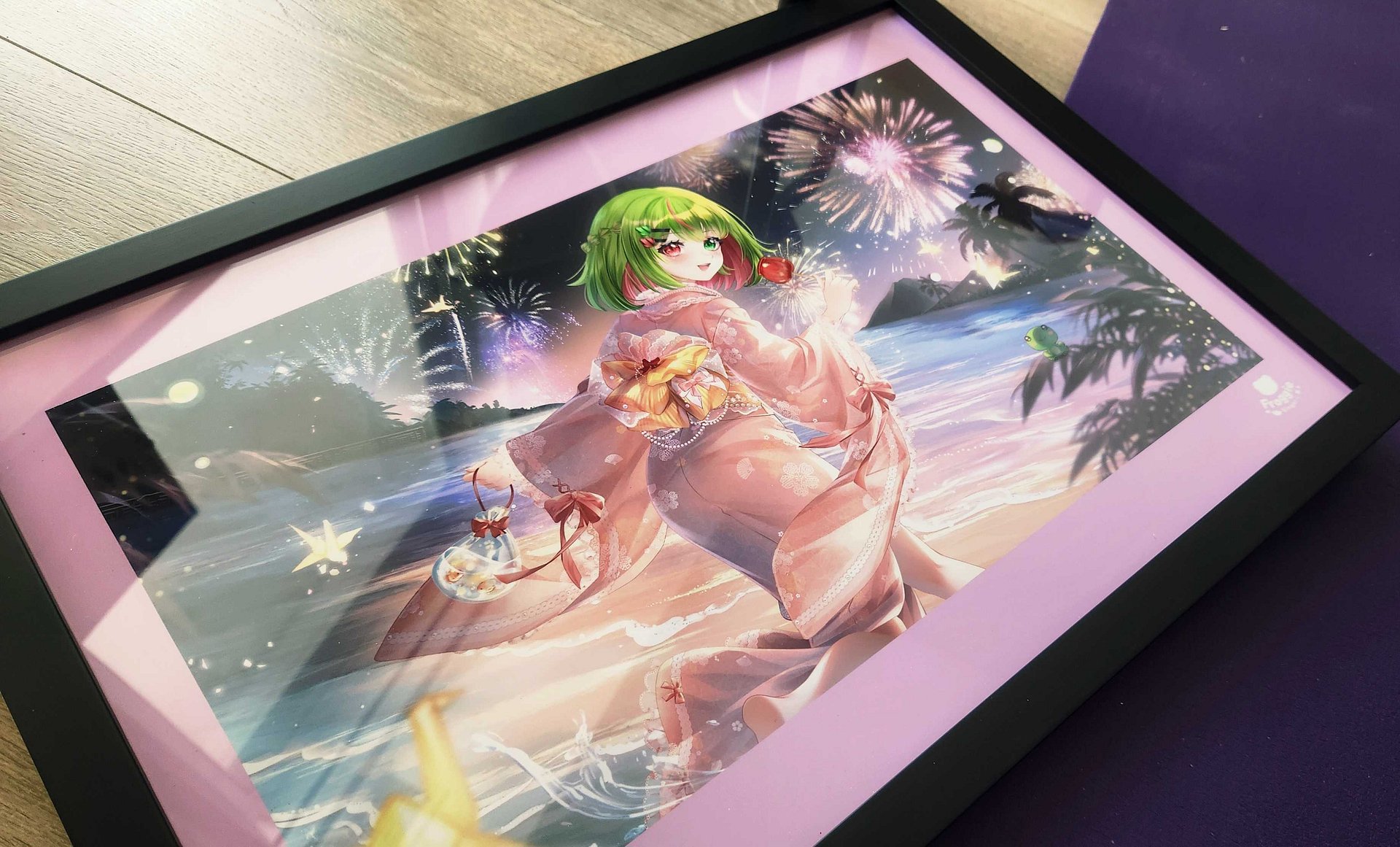 Fireworks Festival with Froggie Framed Poster product image (3)