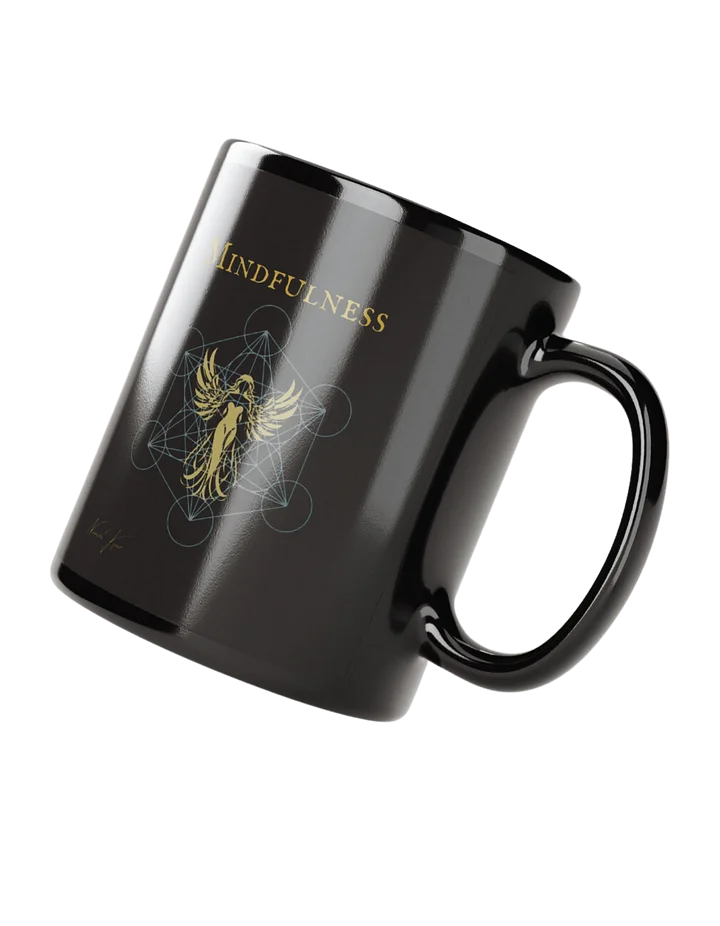 Metatron's Cube- Black Glossy Mug product image (2)