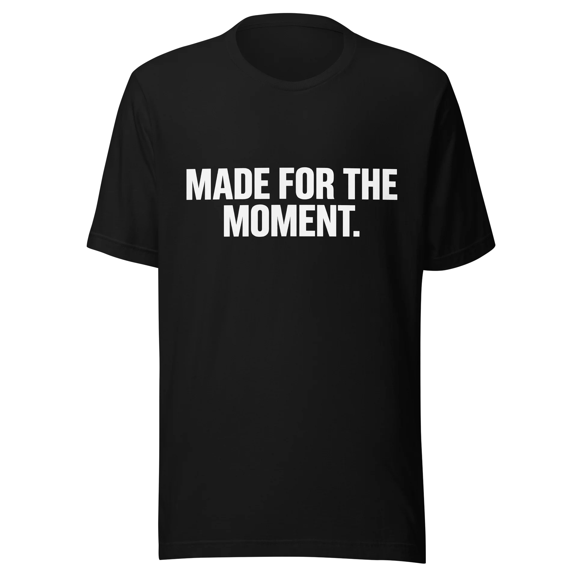 MADE FOR THE MOMENT. - Abstract White Tee product image (1)