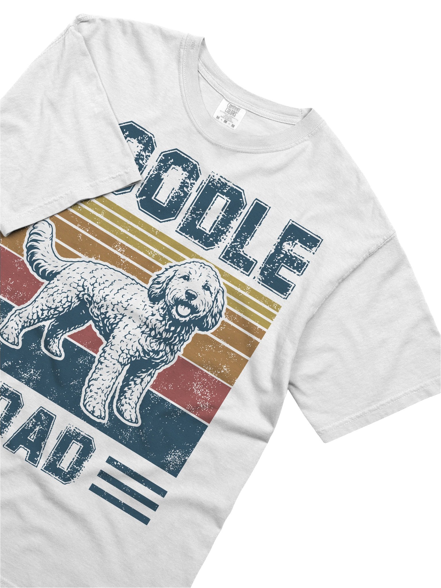 Doodle Dad Vintage Dog Lover Graphic Tee product image (41)